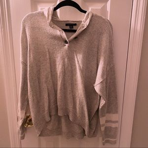 grey american eagle sweater